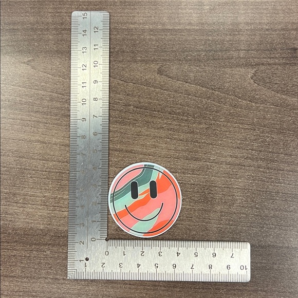 5/$10 Smiley Face Sticker - Picture 2 of 2